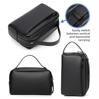 Мъжки клъч – PU материал, водоустойчив, ултралек, износоустойчив, едноцветен дизайн (PU; водоустойчив; ултралек; износоустойчив; едноцветен)