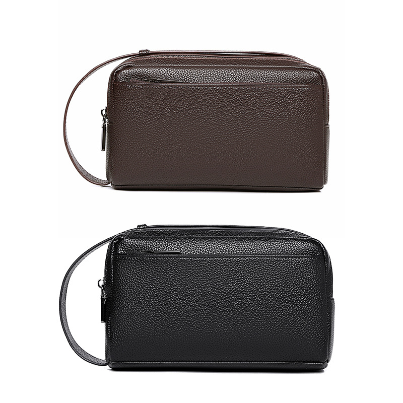 Clutch de bărbați – material PU, impermeabil, ultra-ușor, rezistent la uzură, design monocrom pentru utilizare zilnică (PU; impermeabil; ultra-ușor; rezistent la uzură; monocrom)
