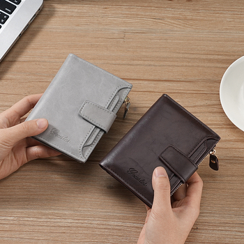 Унисекс калъф за карти с отделение за шофьорска книжка, мултифункционален, компактен дизайн, голям монетник, тънък калъф за кредитни карти, защита срещу кражба