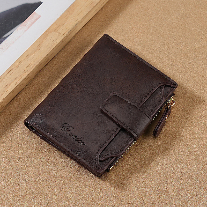 Unisex držač kartica s pretincem za vozačku dozvolu, višenamjenski, kompaktni dizajn, velik pretinac za novčiće, tanak držač kartica, protivkrađa