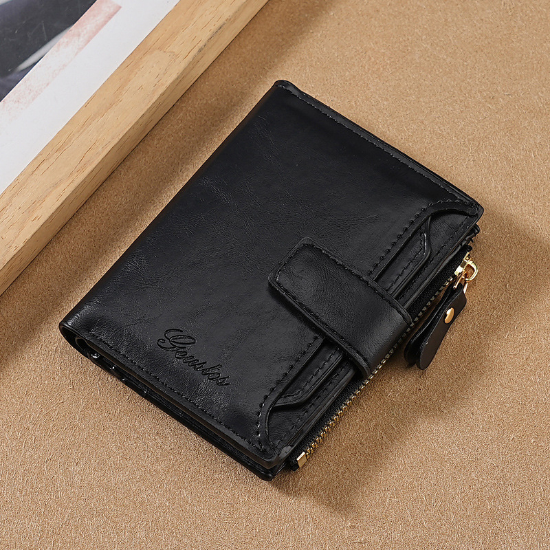 Unisex držač kartica s pretincem za vozačku dozvolu, višenamjenski, kompaktni dizajn, velik pretinac za novčiće, tanak držač kartica, protivkrađa