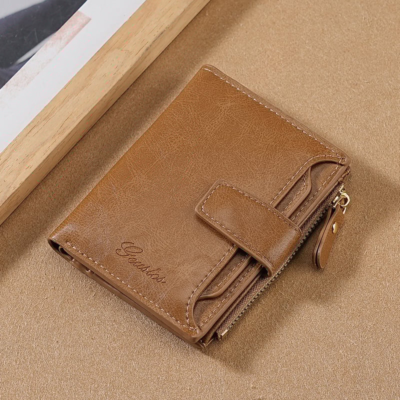 Unisex držač kartica s pretincem za vozačku dozvolu, višenamjenski, kompaktni dizajn, velik pretinac za novčiće, tanak držač kartica, protivkrađa