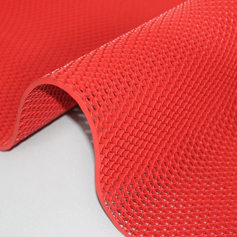 PVC тъкана кръгла подложка за пода – едноцветна, миеща се, модерен и семпъл стил