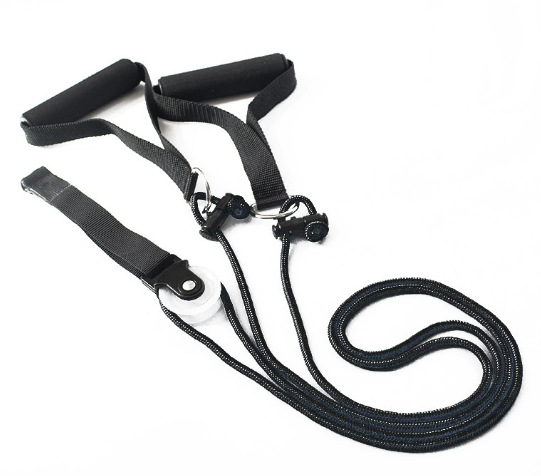 Συσκευή τράκτισης άνω άκρου με κρίκο τροχαλίας για διάταση και αποκατάσταση ώμου – ατσάλι με ελατήριο, ζώνη ανάρτησης για προπονήσεις