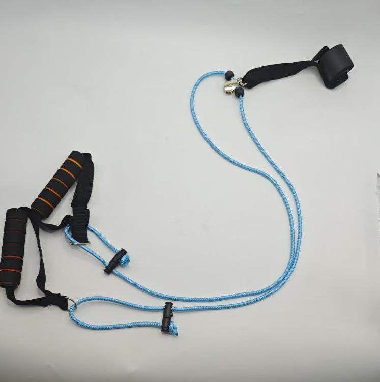 Συσκευή τράκτισης άνω άκρου με κρίκο τροχαλίας για διάταση και αποκατάσταση ώμου – ατσάλι με ελατήριο, ζώνη ανάρτησης για προπονήσεις