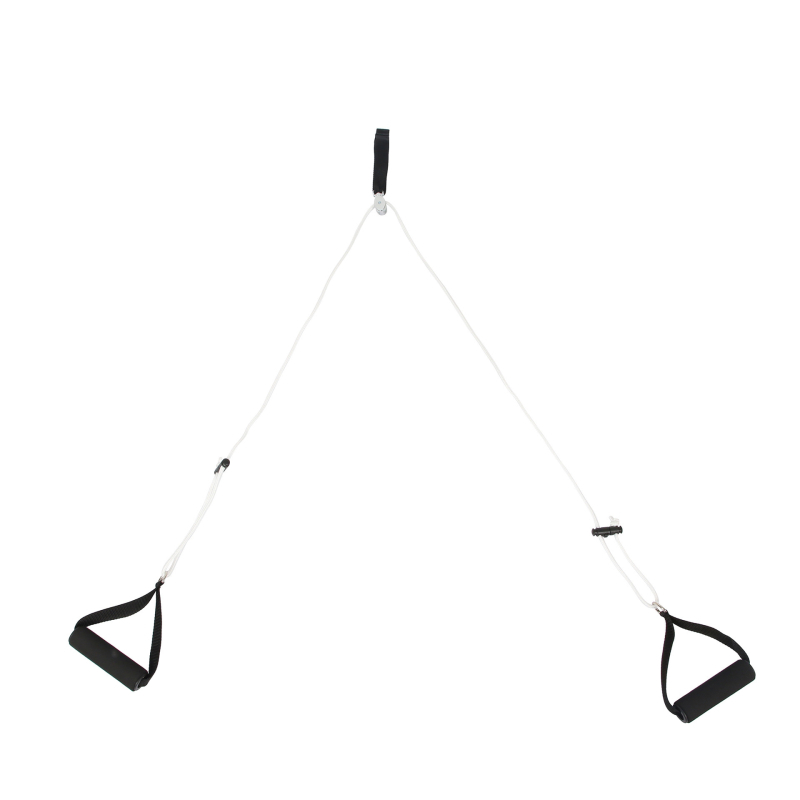 Συσκευή τράκτισης άνω άκρου με κρίκο τροχαλίας για διάταση και αποκατάσταση ώμου – ατσάλι με ελατήριο, ζώνη ανάρτησης για προπονήσεις