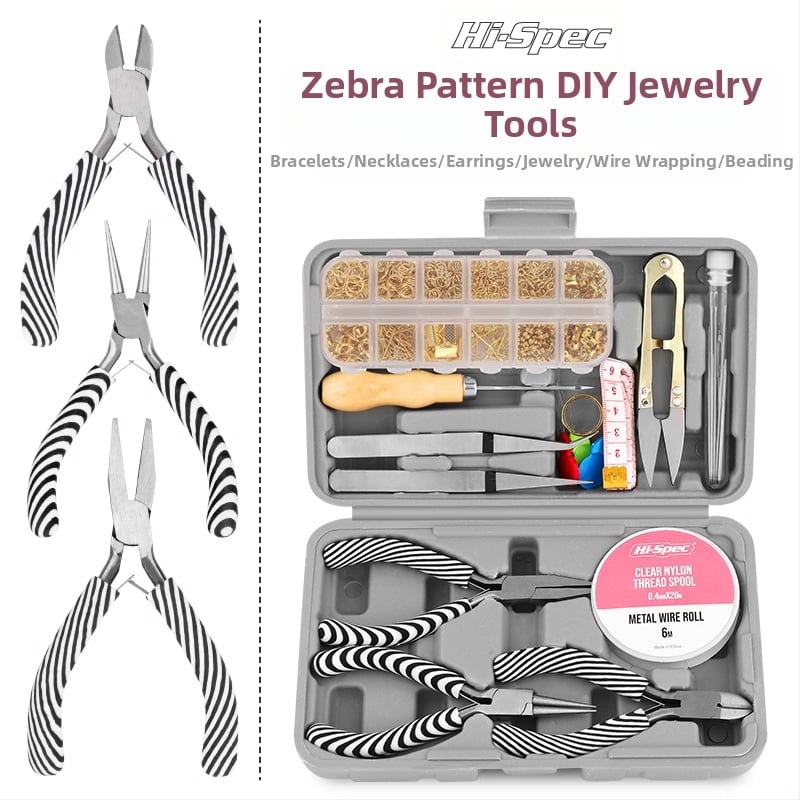 Ръчно изработени клещи за бижута – комплект за DIY домашна употреба, мини клещи с остър нос и наклонена глава за нанизване на мъниста