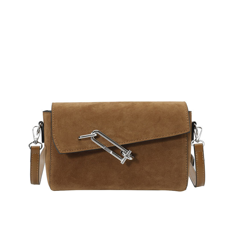 PU mala kvadratna torbica za rame sa zatvaračem, dvije naramenice, laminirani unutarnji džep sa zatvaračem