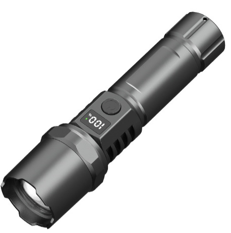 LED фенерче с USB презареждане (ABS корпус; 800 mAh; 5 W; обхват до 200 м)