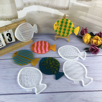 Σετ σιλικόνιου καλουπιού σε σχήμα ψαριού – DIY κέικ και διακοσμητικά από τσιμέντο/ γύψος, ακανόνιστο σχήμα