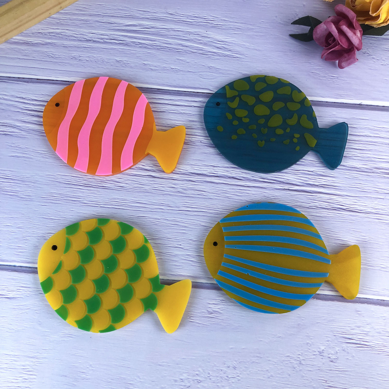 Силиконова форма за риби – комплект за DIY торти и декорации от цимент/гипс, нестандартна форма