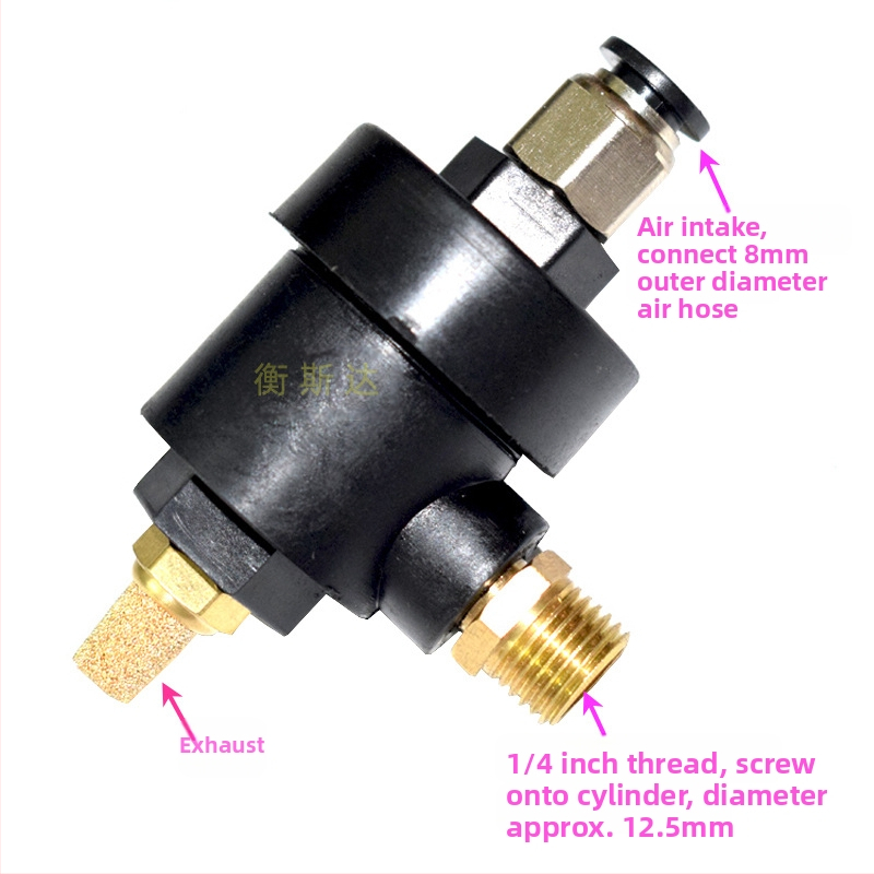 Βαλβίδα γρήγορης εξαγωγής κυλίνδρου για μηχανή αλλαγής ελαστικών — 0,2 kW, 220V, σφιγκτήρας εξωτερικού δακτυλίου 8