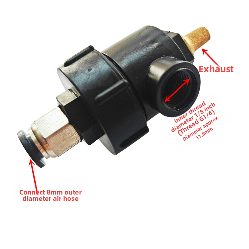 Βαλβίδα γρήγορης εξαγωγής κυλίνδρου για μηχανή αλλαγής ελαστικών — 0,2 kW, 220V, σφιγκτήρας εξωτερικού δακτυλίου 8