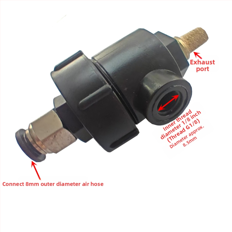 Βαλβίδα γρήγορης εξαγωγής κυλίνδρου για μηχανή αλλαγής ελαστικών — 0,2 kW, 220V, σφιγκτήρας εξωτερικού δακτυλίου 8