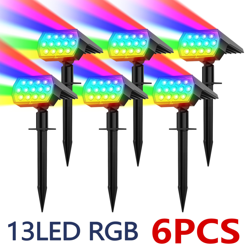 Napelemes gyeplámpa kültéri IP65 vízálló, 2W fényforrás, CE tanúsítvány, geometriai/absztrakt stílus, 6-12 órás folyamatos világítás