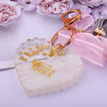 Κρεμαστό από σιλικόνη QIAOQIAODIY – τεχνική σταγόνες κόλλας, σχέδιο με πολλά μεγέθη, φυσικό στυλ