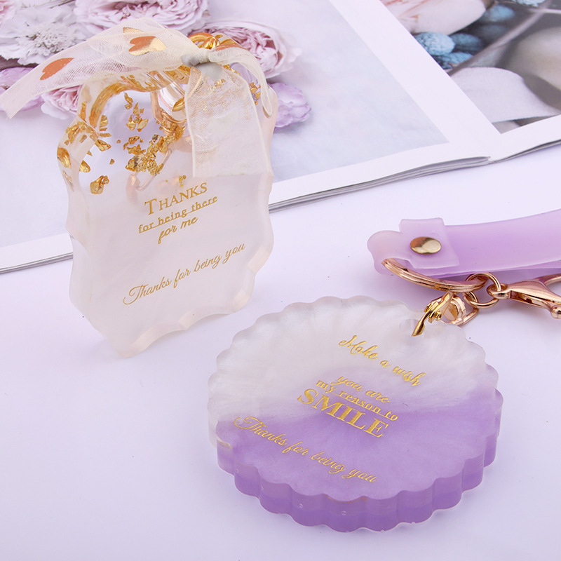 Privjesak od silikona QIAOQIAODIY – kapljice ljepila, uzorak više veličina, prirodni stil