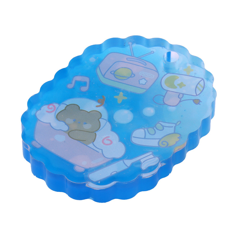 Privjesak od silikona QIAOQIAODIY – kapljice ljepila, uzorak više veličina, prirodni stil