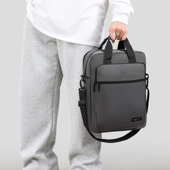 Ανδρική τσάντα ώμου, στυλ δρόμου, ύφασμα Oxford, επένδυση από πολυεστέρα, σχεδίαση μείωσης βάρους