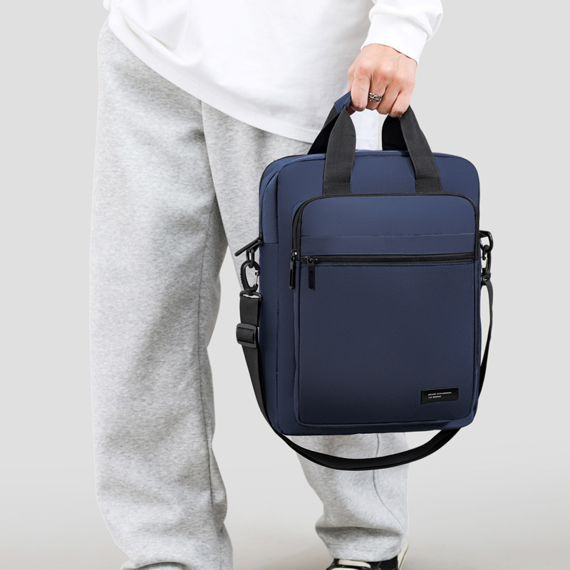 Ανδρική τσάντα ώμου, στυλ δρόμου, ύφασμα Oxford, επένδυση από πολυεστέρα, σχεδίαση μείωσης βάρους