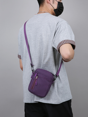 Αντρική τσάντα ώμου από νάιλον, Φοιτητικό στυλ, Εσωτερική επένδυση πολυεστέρα, Κωδικός 1170, Άνοιξη 2025