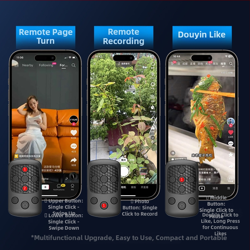 Viacúčelové Bluetooth diaľkové ovládanie – OEM výroba, ekologické materiály, podpora prispôsobovania