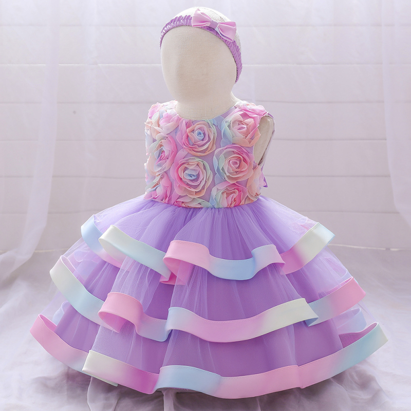 Dječja haljina za djevojčice 3–8 godina, vanjski materijal pamutno-mješavina s 65% poliester, podstava 35% poliester, za sve sezone