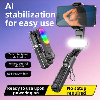 Tālruņa stabilizator-gimbāls ar Bluetooth Selfie nūju, tālvadība, modelis Q35/Q09/L19/L19S, daudzfunkcionāls stabilizators, videi draudzīgi materiāli