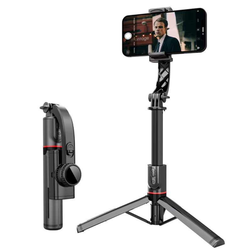 Tālruņa stabilizator-gimbāls ar Bluetooth Selfie nūju, tālvadība, modelis Q35/Q09/L19/L19S, daudzfunkcionāls stabilizators, videi draudzīgi materiāli