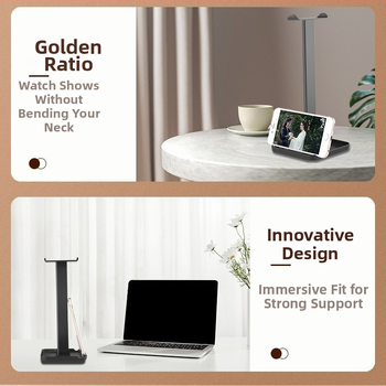 Επιτραπέζια βάση για ακουστικά, κινητά και τάμπλετ – Μοντέλο Bracket z1, OEM επεξεργασία, 1 έτος εγγύηση