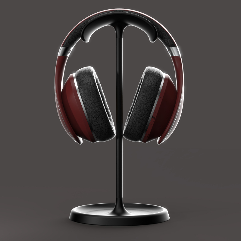 Suport pentru căști de birou din aliaj de aluminiu și ABS, design simplu, pentru căști de calculator