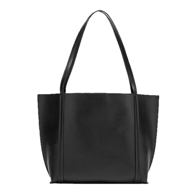 Ретро дамска чанта с голям обем, PU материал, урбан минималистичен стил, хоризонтална квадратна форма, магнитно закопчаване, джоб за мобилен телефон.