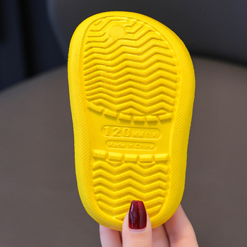 Παιδικά σανδάλια σε στυλ Crocs με κλειστό δάχτυλο, EVA πάνω μέρος και σόλα, ζωϊκό μοτίβο, αντιολισθητικά, καλοκαιρινά