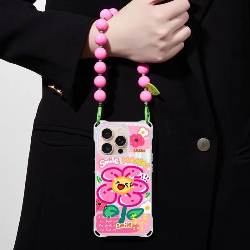 Lanyard za mobitel, živica, ručno izrađeno, PVC užad, metalna kopča, ženski stil