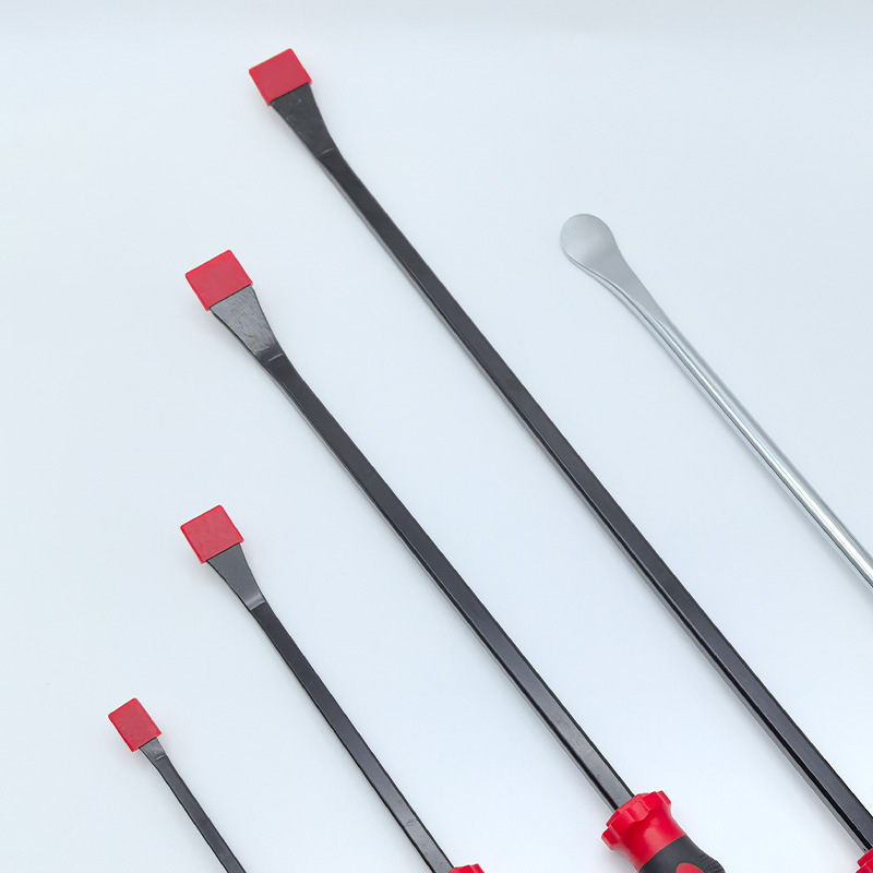 Otthoni használatra szánt többfunkciós crowbar készlet – szénacélból, szigetelt markolatokkal, speciálisan alakított kampó, hegyes tűhegy