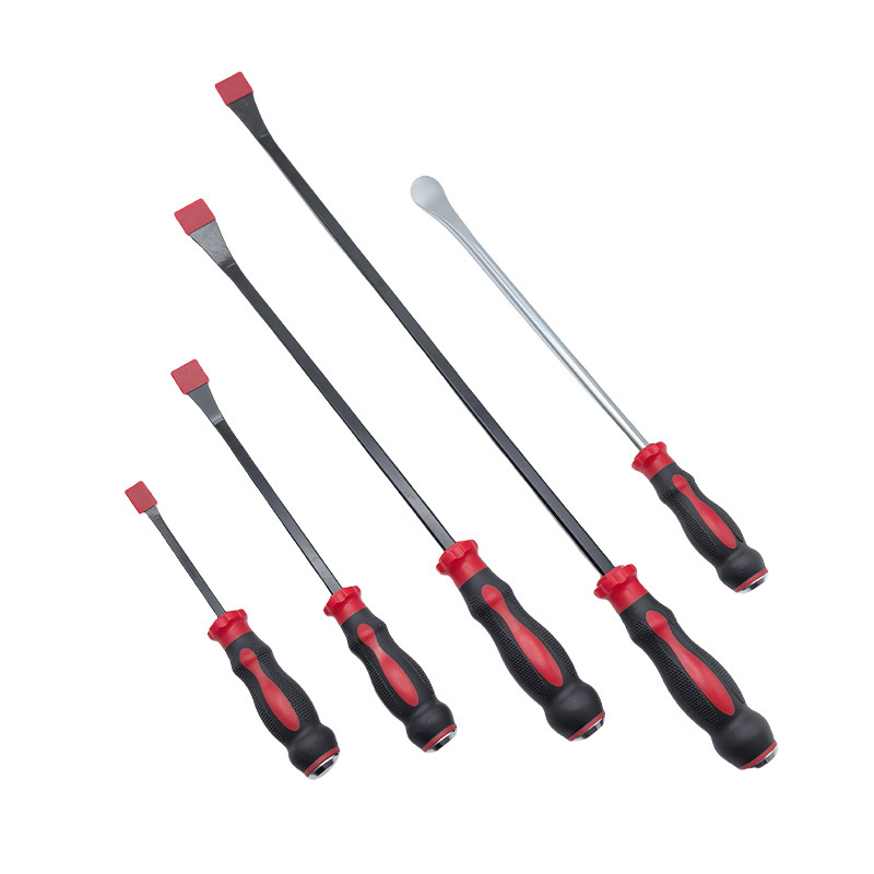 Otthoni használatra szánt többfunkciós crowbar készlet – szénacélból, szigetelt markolatokkal, speciálisan alakított kampó, hegyes tűhegy