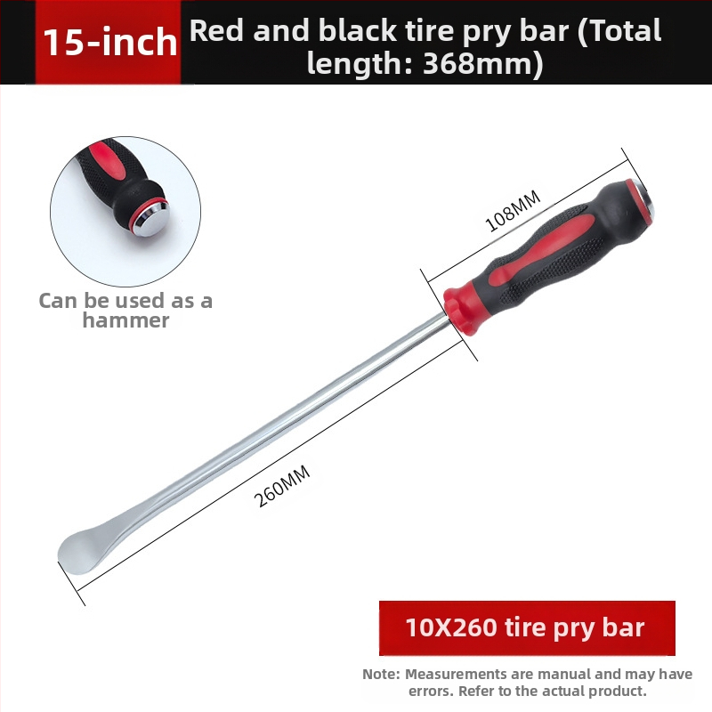 Otthoni használatra szánt többfunkciós crowbar készlet – szénacélból, szigetelt markolatokkal, speciálisan alakított kampó, hegyes tűhegy