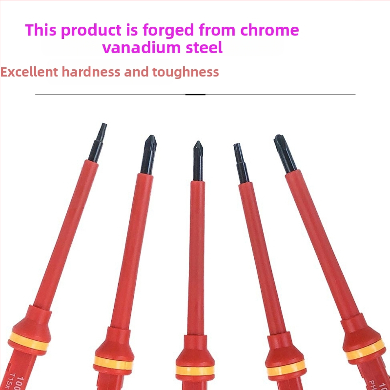 Изолиран 13-частов набор отверток – хром-ванадиева стомана, Pengye Hardware, модел 6136