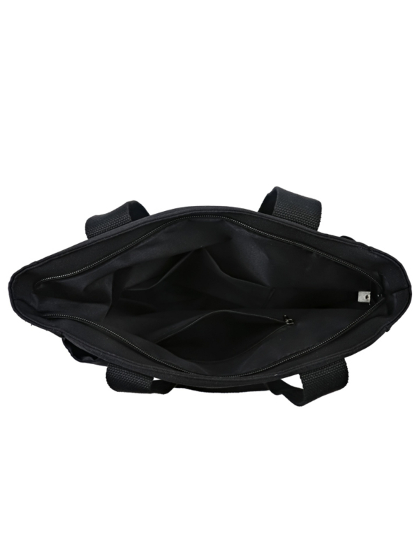 Najlon torbica za rame s horizontalnim kvadratnim oblikom, zatvarač, stil nacionalnog trenda i novog stila, proljeće 2025