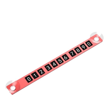 Προσωρινή πινακίδα παρκαρίσματος με αριθμό – αλουμινένιο κράμα, εκτύπωση λογότυπου, δυνατότητα εξατομίκευσης, μάρκα YONG XUN