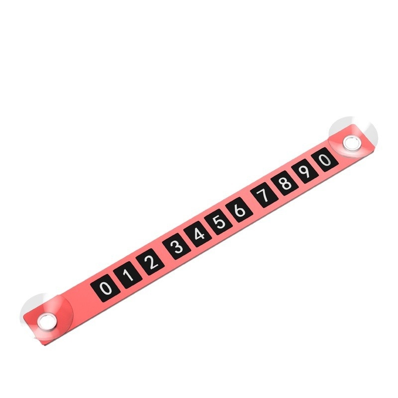 Privremena tablica za parkiranje s brojem – aluminijska legura, ispis logotipa, mogućnost prilagođavanja, marka YONG XUN