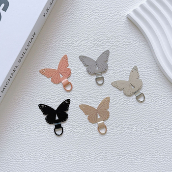 Izuzetno tanak klip za punjački priključak mobitela, od nehrđajućeg čelika, metalna kopča u obliku mašnice, sprječava gubitak