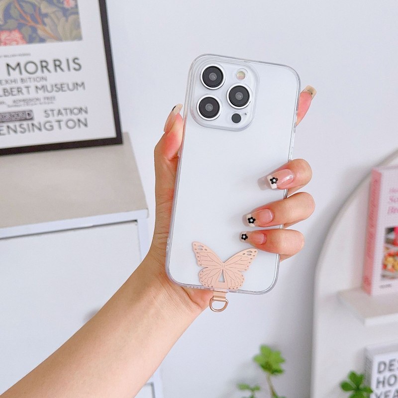 Izuzetno tanak klip za punjački priključak mobitela, od nehrđajućeg čelika, metalna kopča u obliku mašnice, sprječava gubitak