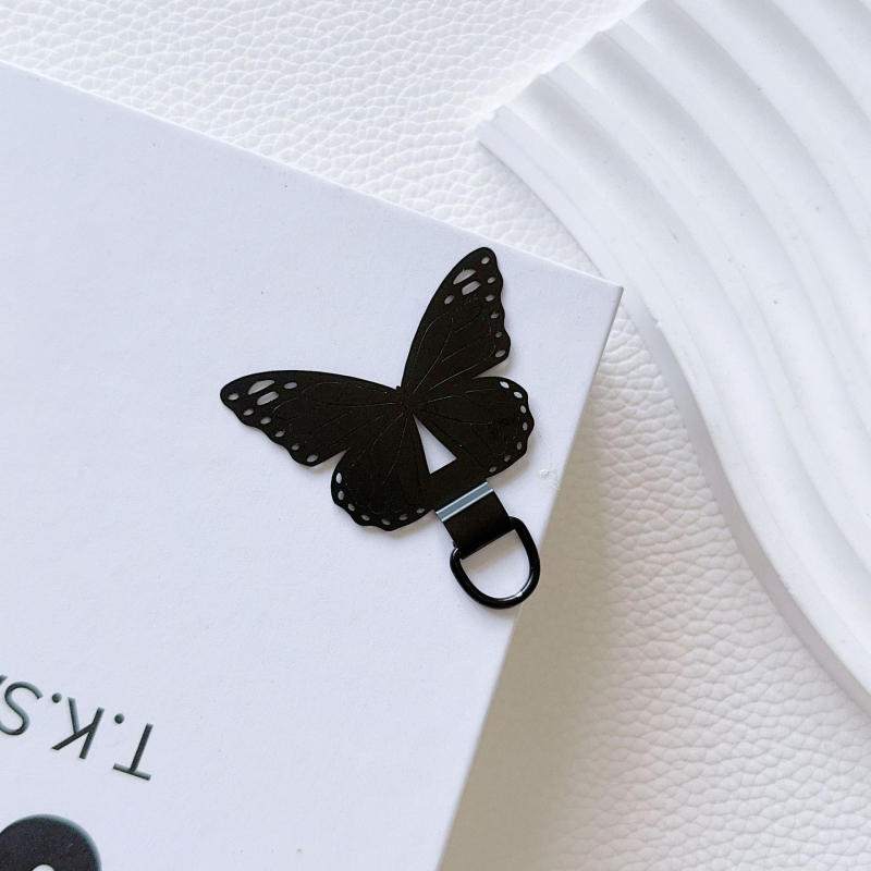 Izuzetno tanak klip za punjački priključak mobitela, od nehrđajućeg čelika, metalna kopča u obliku mašnice, sprječava gubitak