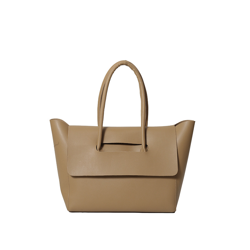 PU bucket tote torba, magnetno zatvaranje, unutarnji džepovi za telefon i ID, poliester podstava, dvostruki remeni