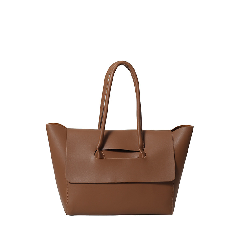 PU bucket tote torba, magnetno zatvaranje, unutarnji džepovi za telefon i ID, poliester podstava, dvostruki remeni