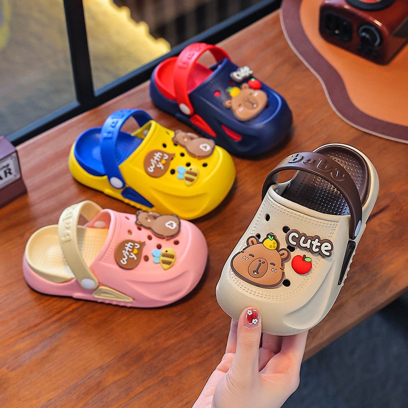 Детски джапанки Crocs стил с EVA горна част, за деца 1–12 г., ежедневен стил, пролет 2025