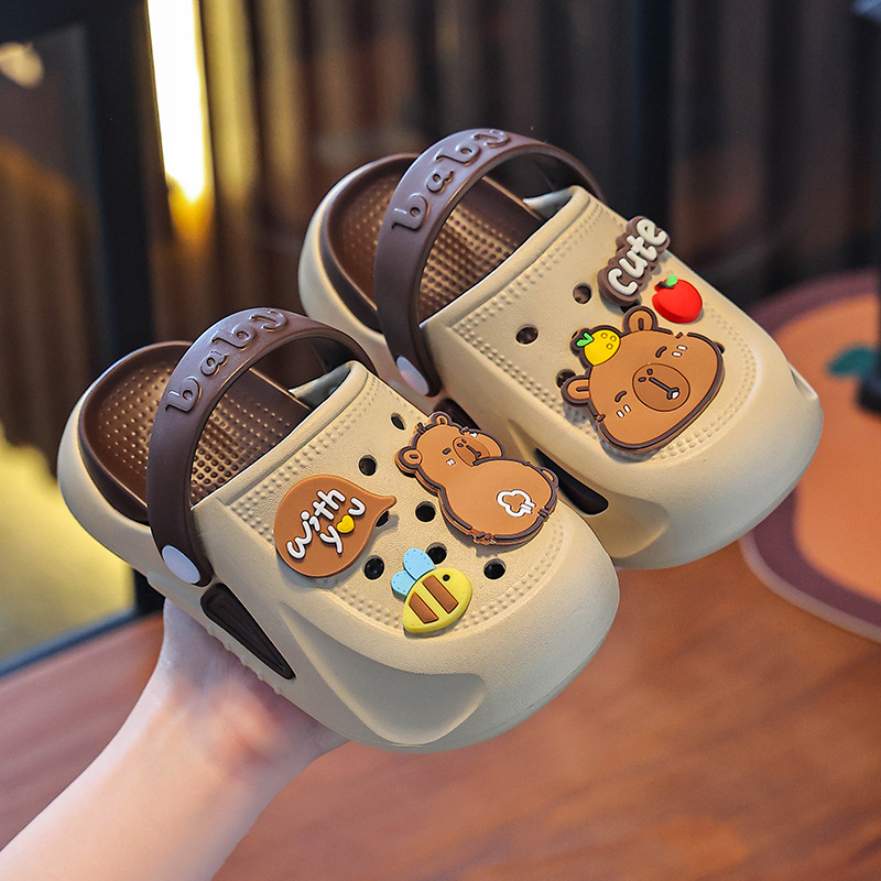 Gyerekeknek Crocs-stílusú szandál EVA felsőrésszel, uniszex, 1–12 éveseknek, 2025 tavasza