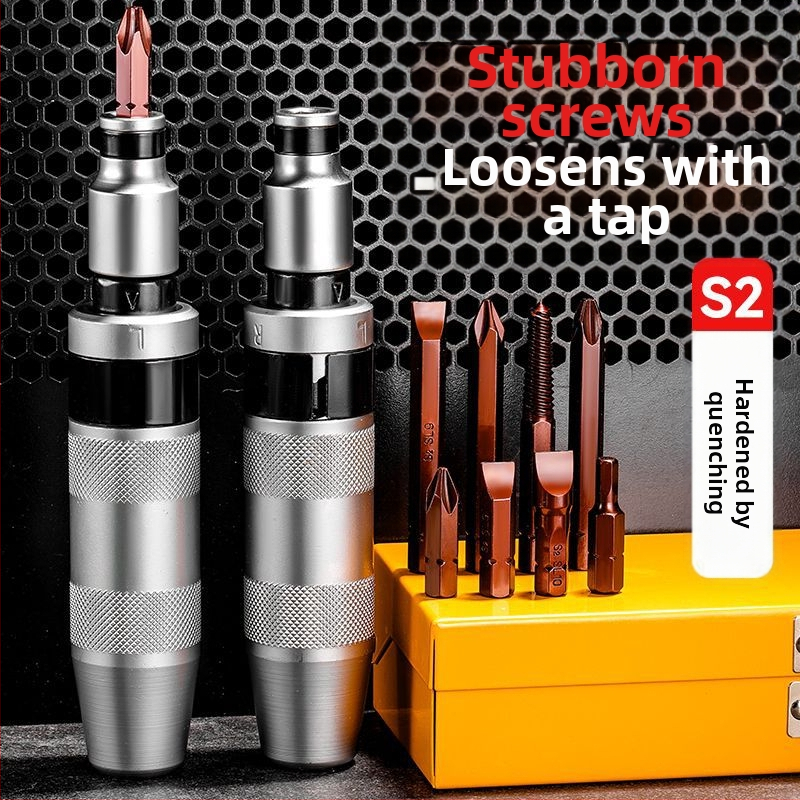 San kun smūginis atsuktuvas – daugiafunkcinis universalus įrankis iš anglies plieno, skirtas rūdijimo šalinimui