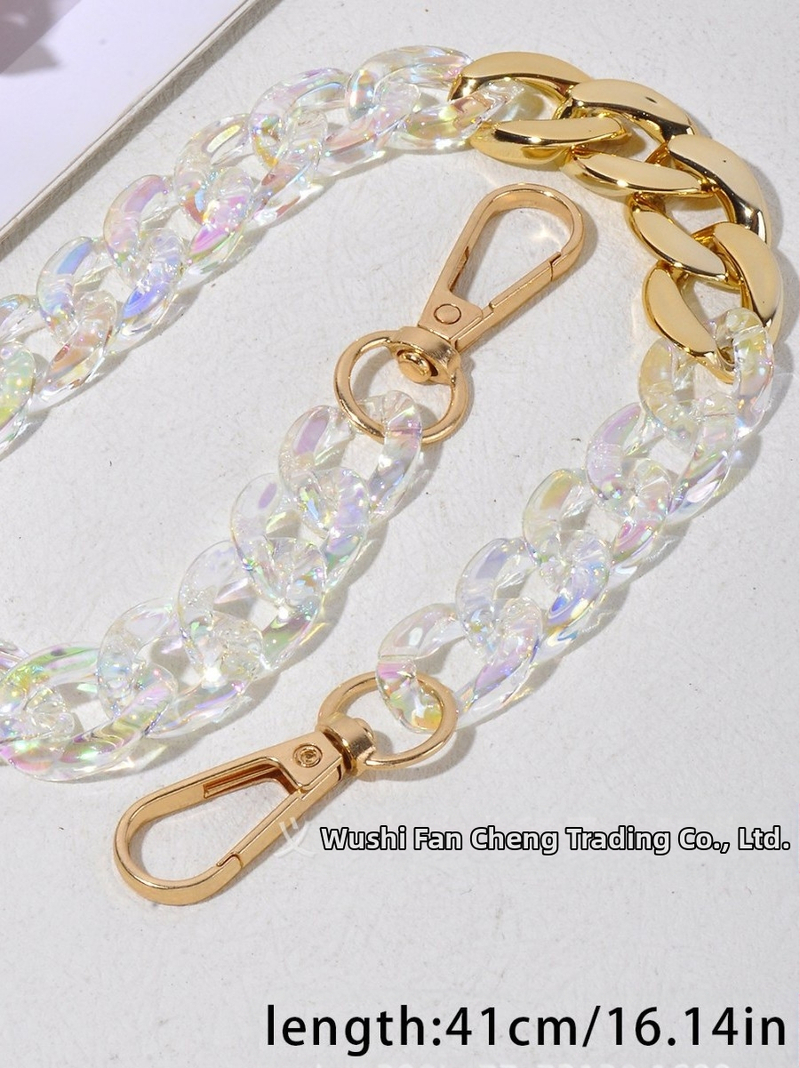 Акрилна верига за окачване на чанти – DIY бижута аксесоари, за телефон и ключодържател